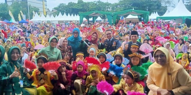 Hari Anak Nasional di Samarinda, Bunda PAUD Ajak Anak Usia Dini Rayakan dengan Nuansa Budaya